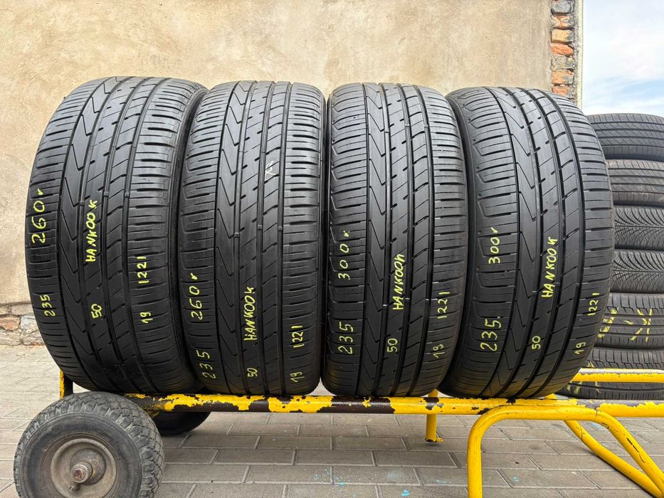 4X OPONY LETNIE 235/50R19 99V Hankook Ventus S1 EVO2 7.7MM 2022R CAŁE!