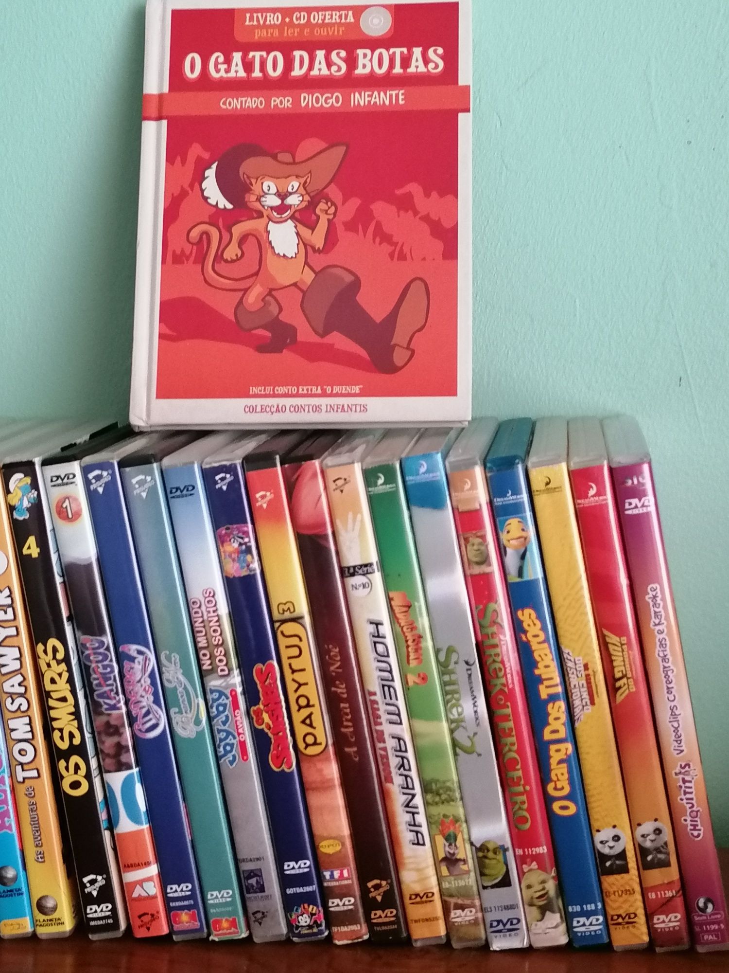 Lote +70 CDs infantis filmes e jogos