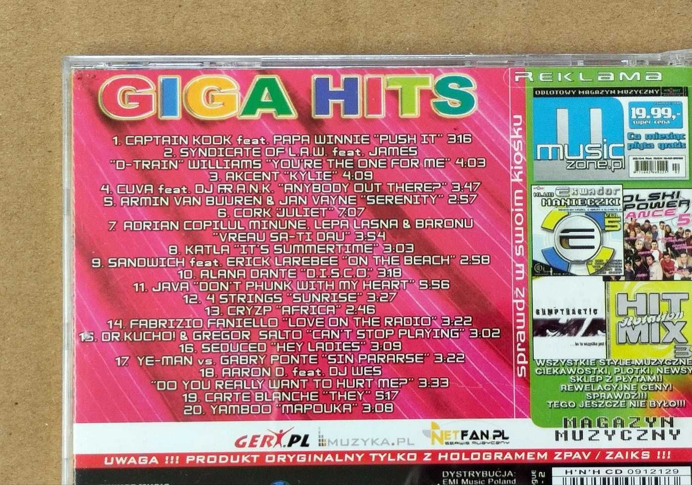 Giga Hits Jesień 2005 CD składanka dwie płyty