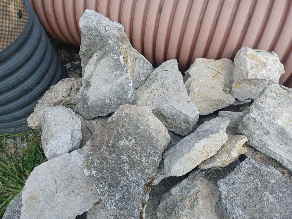 Kamień ogrodowy ozdobny piaskowiec biały