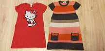 Sukienki sweterkowe H&M roz.110/116 stan bdb