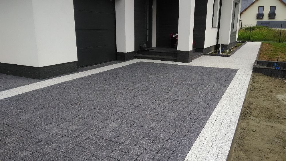 Układanie kostki brukowej,brukarstwo,minikoparka,roboty ziemne