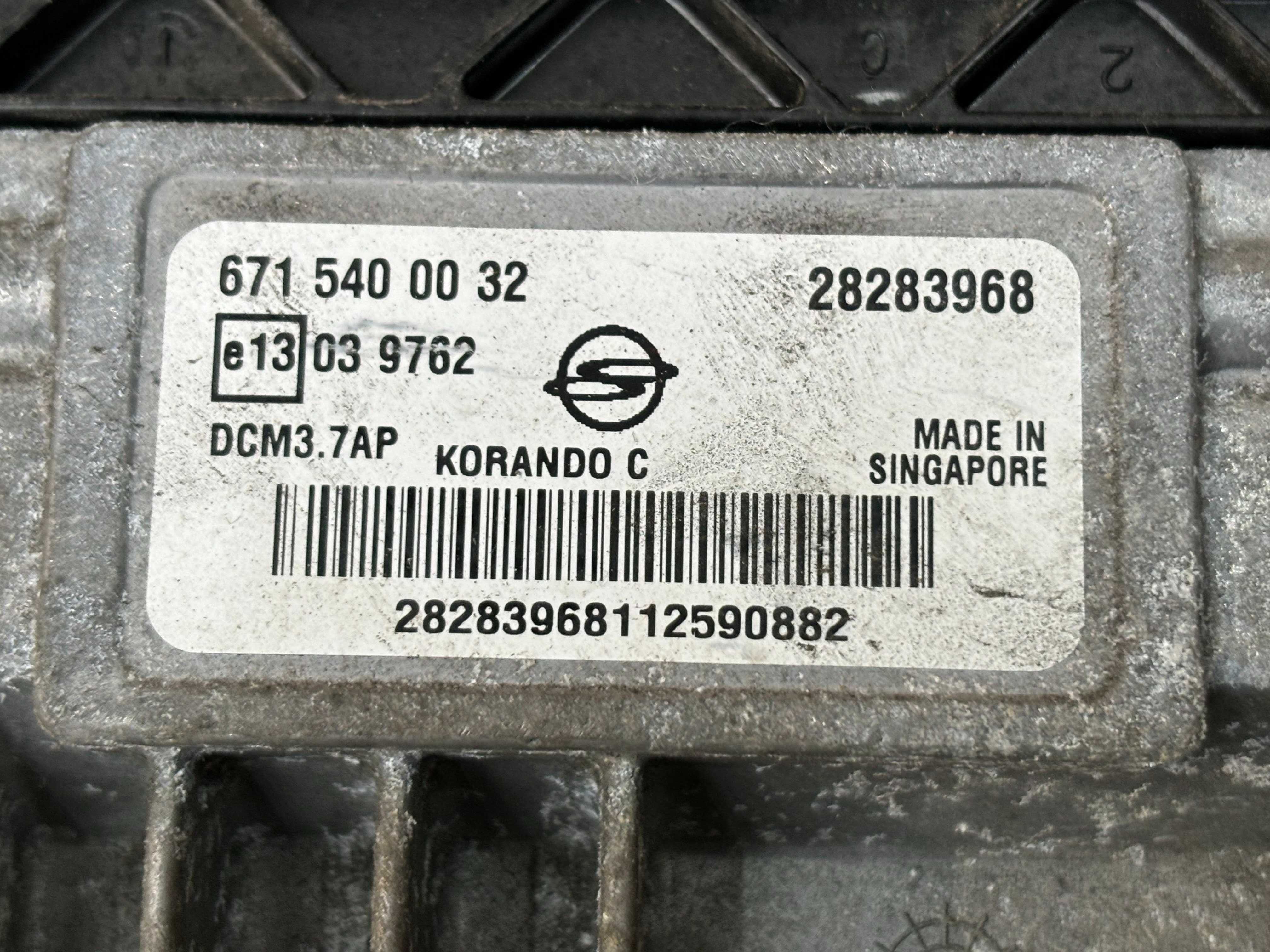 Komputer sterownik silnika Ssangyong Korando III