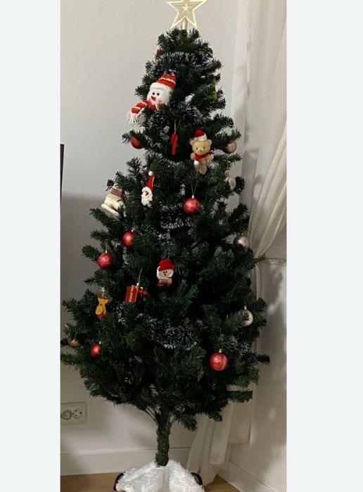 Árvore de Natal 180 cm Como Nova