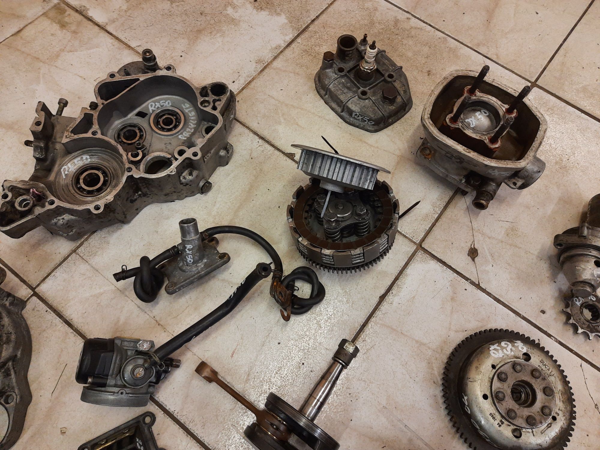 Silnik Gilera GSM 50 części aprilia cagiva