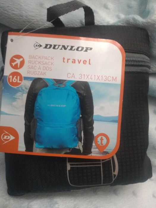 składany plecak podróżny DUNLOP czarny