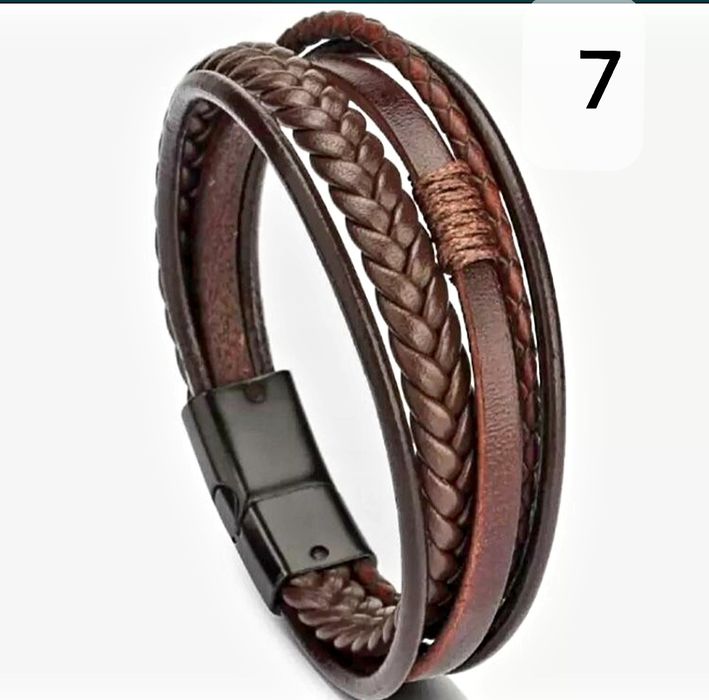 Vendo Pulseiras em Couro Homem