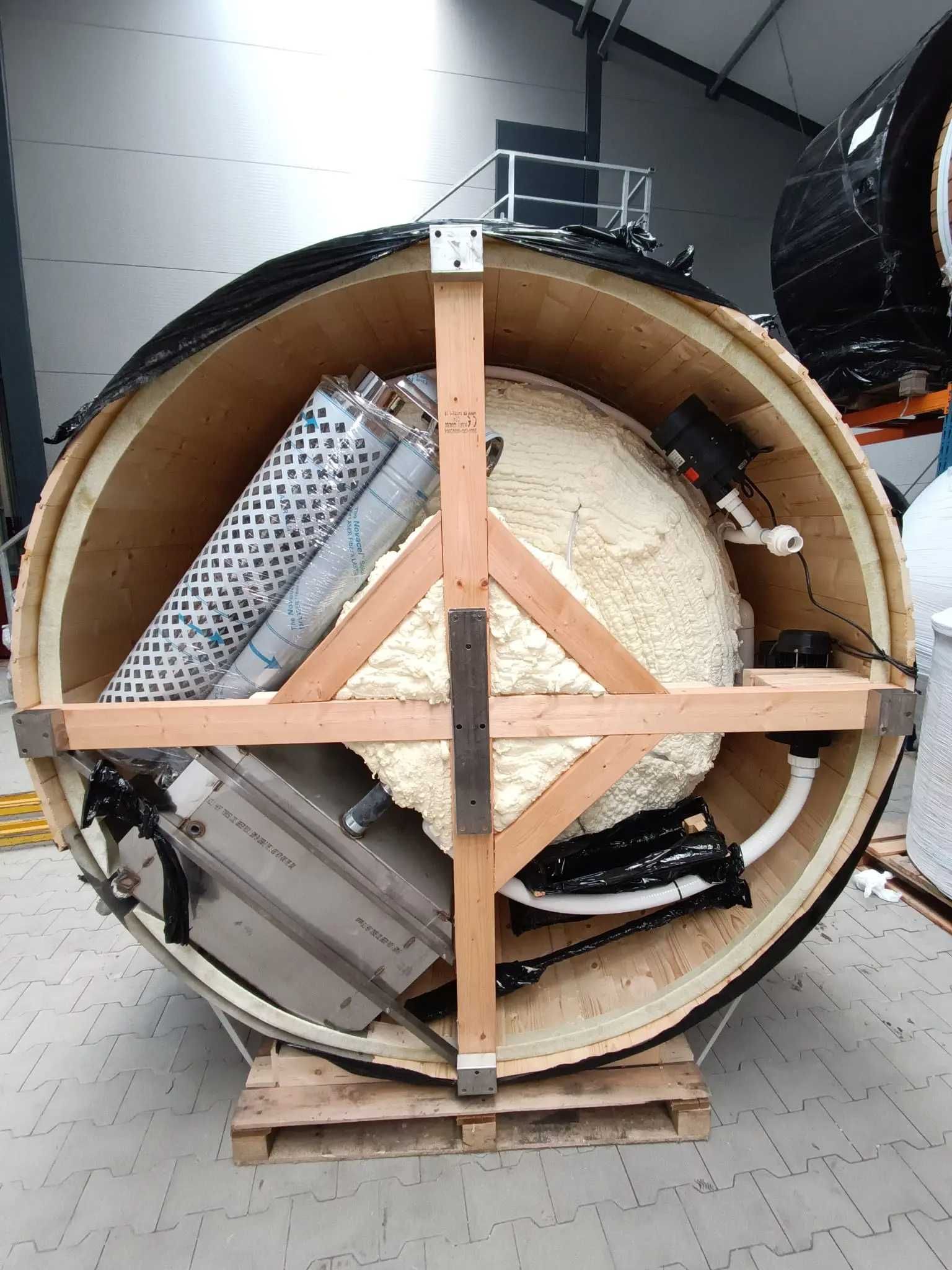 Balia Ogrodowa Jacuzzi Hot Tub Hydro i Aero Masaż Pokrywa Termiczna