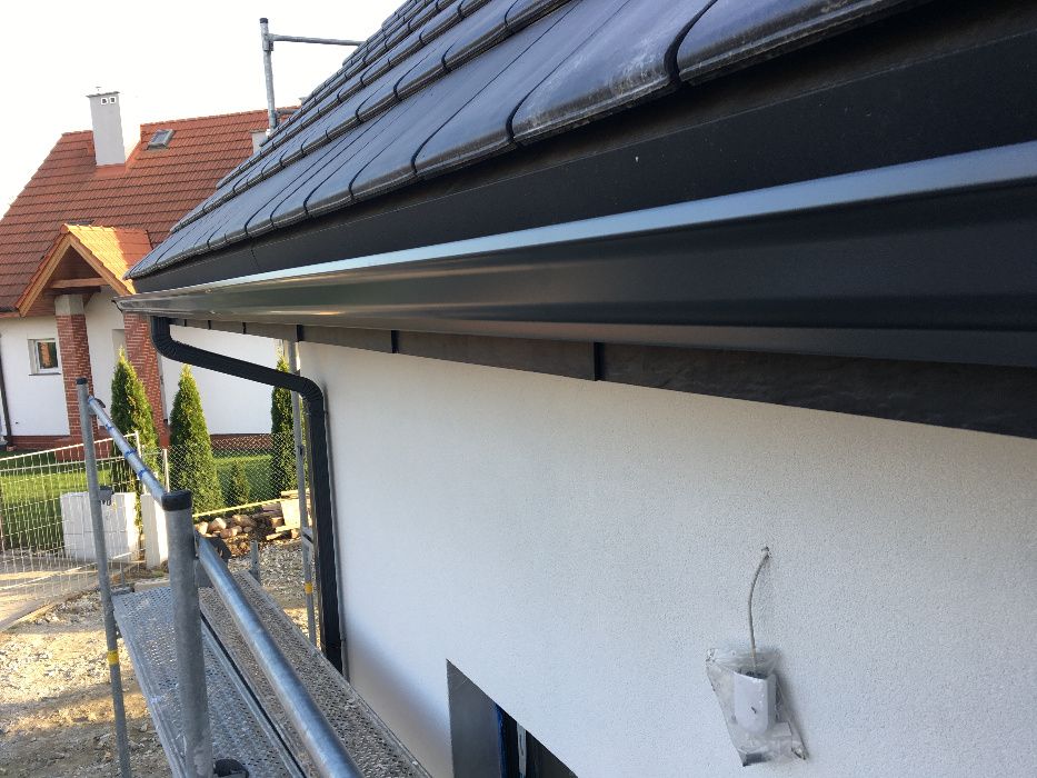 Rynny aluminiowe bez łączeń, ciągłe, ciagnione, taniej niż galeco