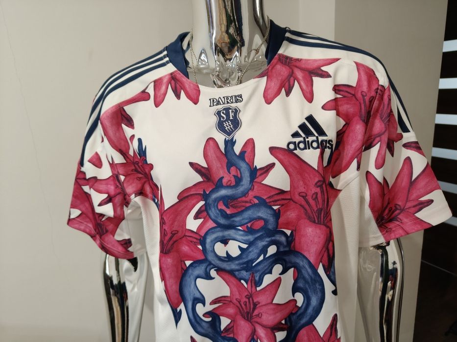 Kolekcjonerska koszulka rugby marki Adidas model ClimaCool