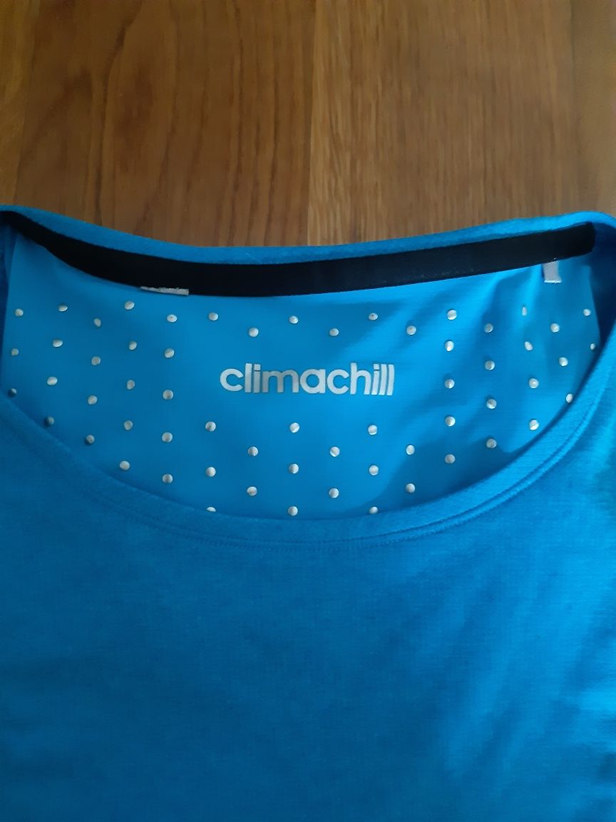Adidas Climachill t - shirt ultralight blue technic klima r M/38