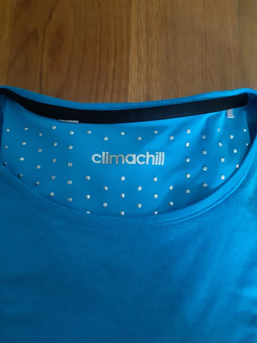 Adidas Climachill t - shirt ultralight blue technic klima r M/38