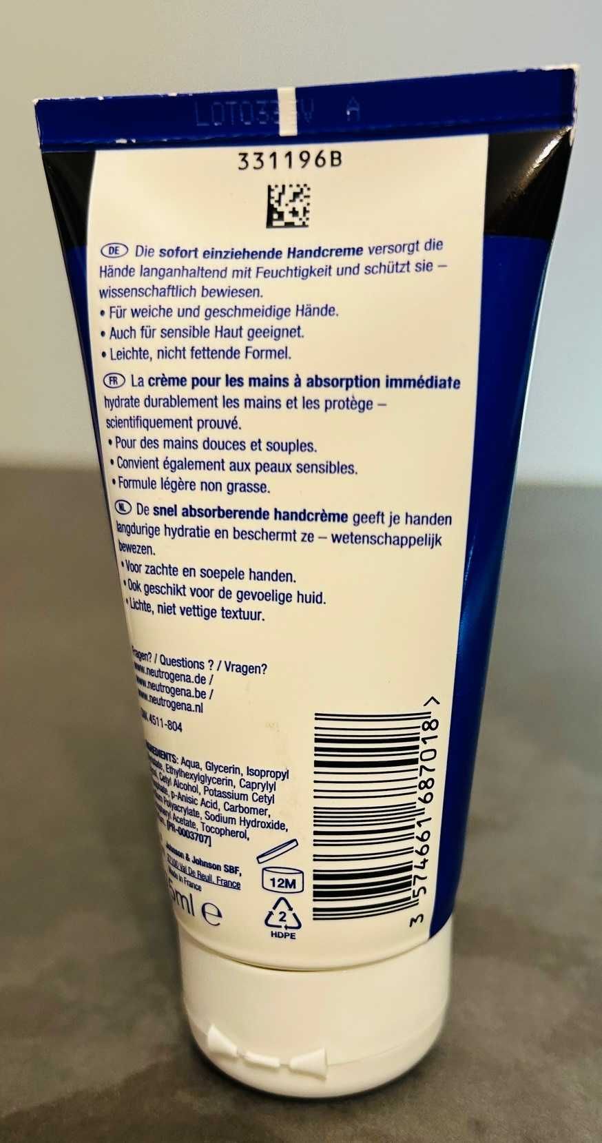 Neutrogena nawilżający krem do rąk – nowy