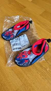 Buty do wody SPIDERMAN - rozmiar 25 (ok. 17cm) - stan BARDZO DOBRY