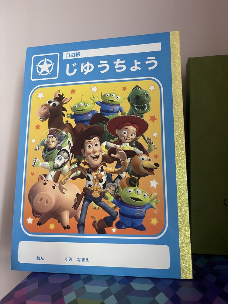 Kawaii Japan Disney toy story zeszyt