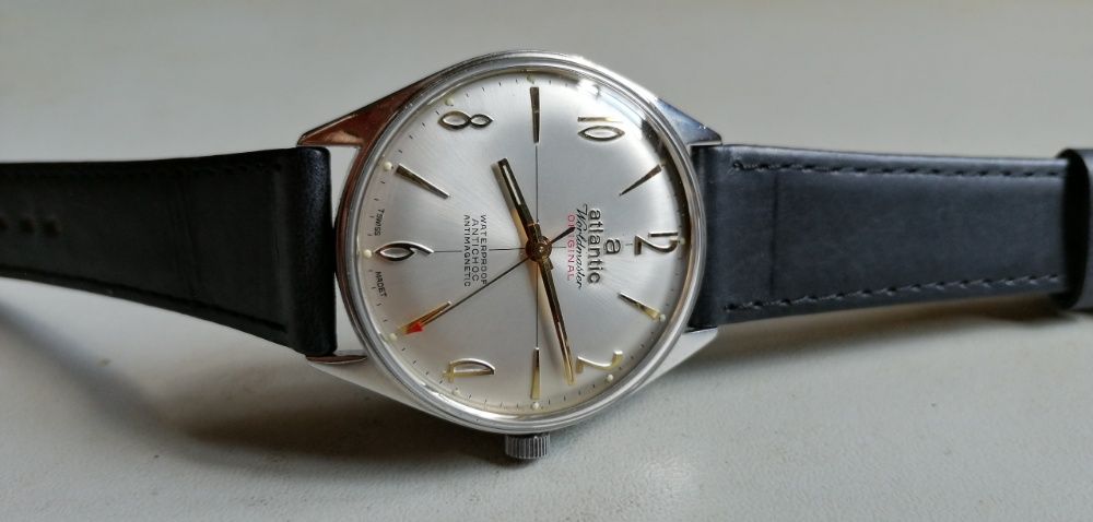 ATLANTIC worldmaster STALOWY zegarek 2