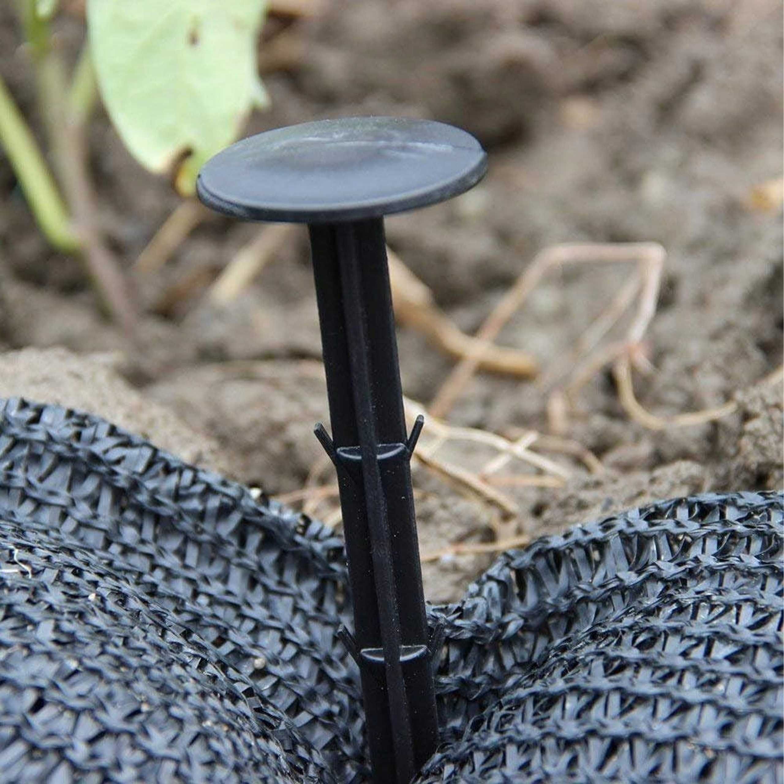 KOŁKI KOTWY SZPILKI do agrowłókniny agrotkaniny MOCNE 50SZT 15C
