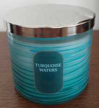 Duża świeca Turquoise Waters Bath & Body Works NOWA