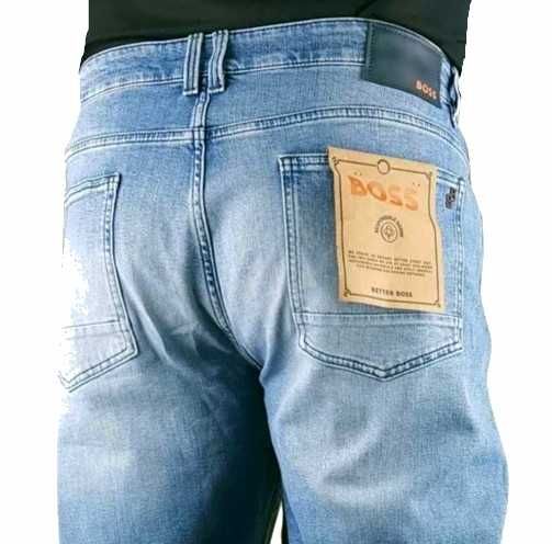 Męskie jeansy Hugo Boss - Tatum Tapered Cropped nowe oryg. - W31/L32