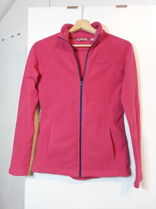Różowy polar 36/S bluza sportowa polarowa bluza na zamek polar trekkin