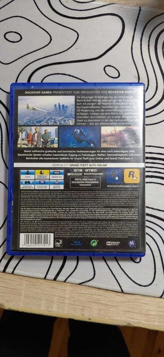 диск GTA5 на PS4