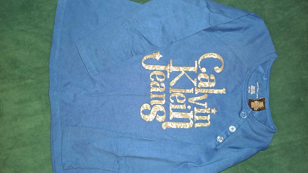 Bluzka z długim rękawem - dziecięca - Calvin Klein Jeans