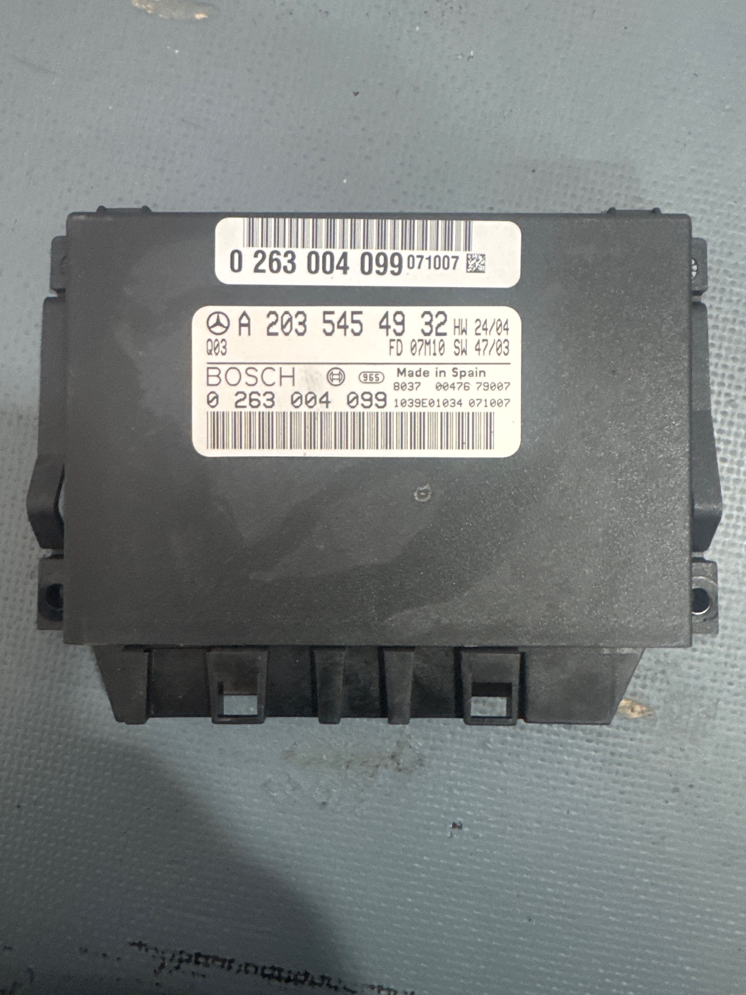 Modulo sensores estacionamento Mercedes Benz C class W203