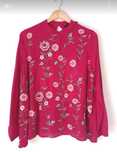 Bluzka damska boho, kwiaty, L, nowa