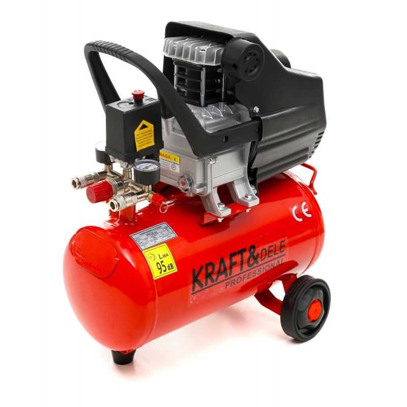Sprężarka powietrza 24L kompresor olejowy 8BAR 2850RPM 230V MOCNY