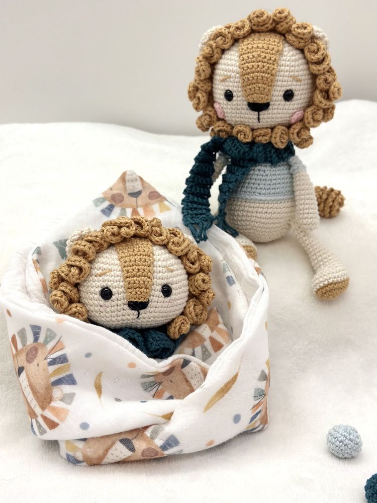 Naninha leão amigurumi