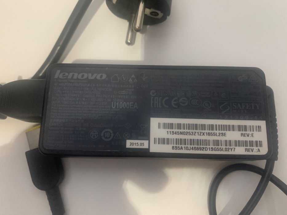 Oryginalna ładowarka zasilacz Lenovo ADLX65NDC3A