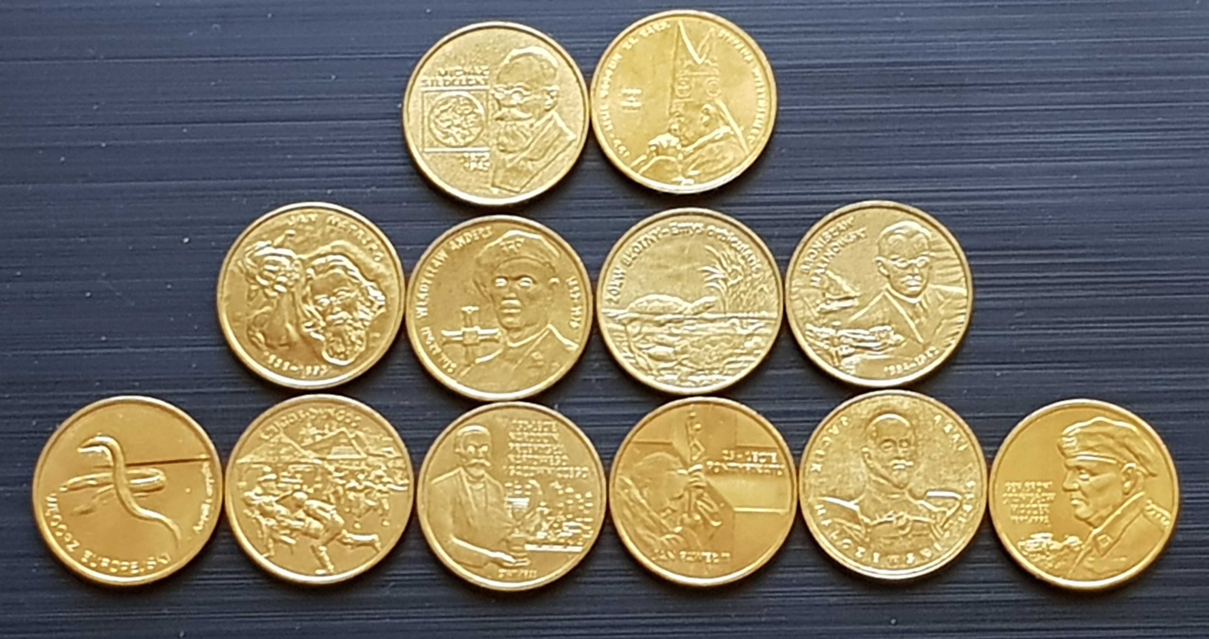 2 ZŁOTE GOLD NORDIC Zestaw 35 monet