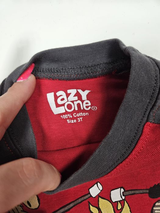 Piżamka świąteczna Happy Camper dla chłopca LazyOne