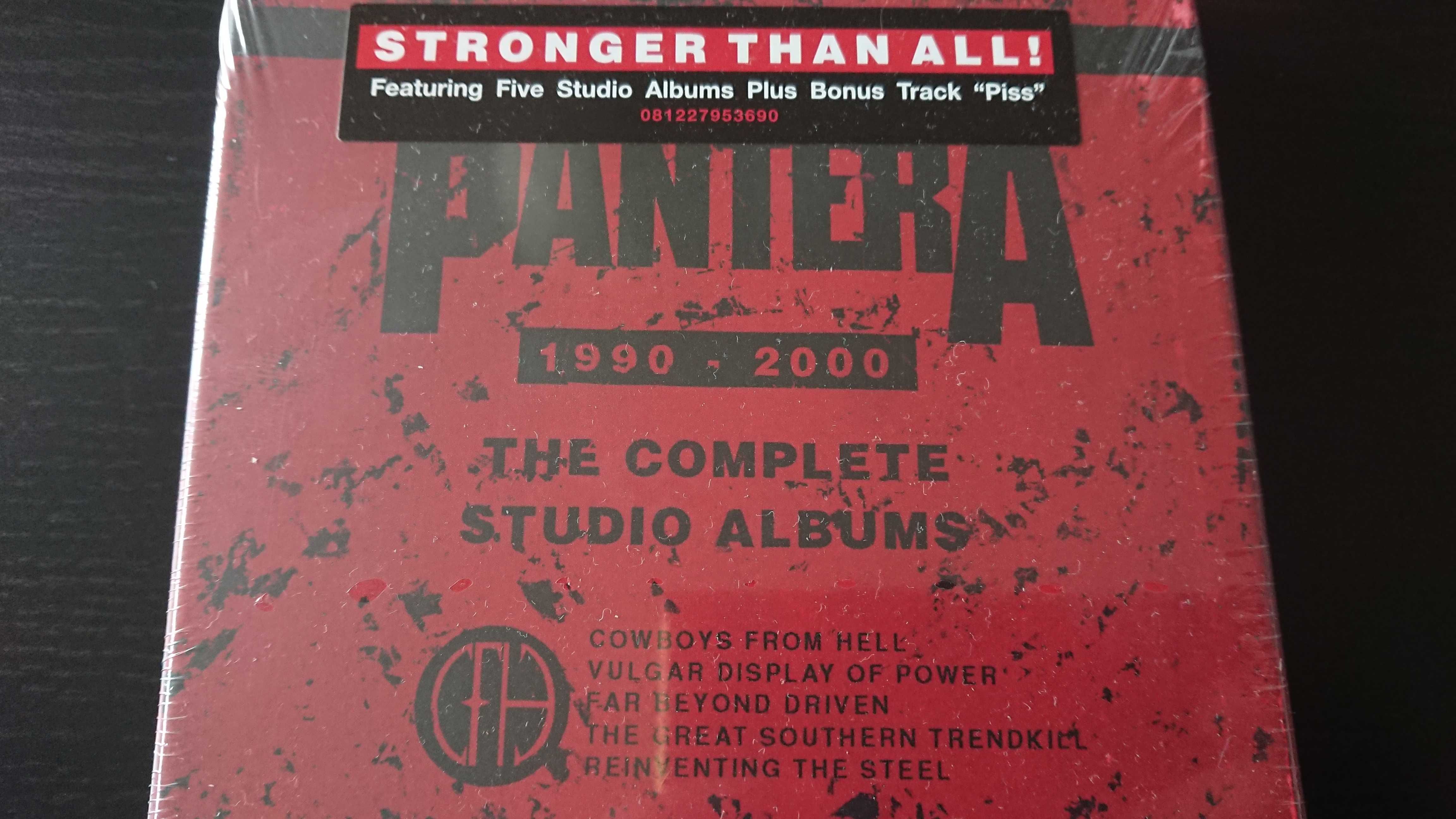 PANTERA 5CD BOX Complete Studio Albums 1990/2000 *NOWY* Folia + "Piss"
