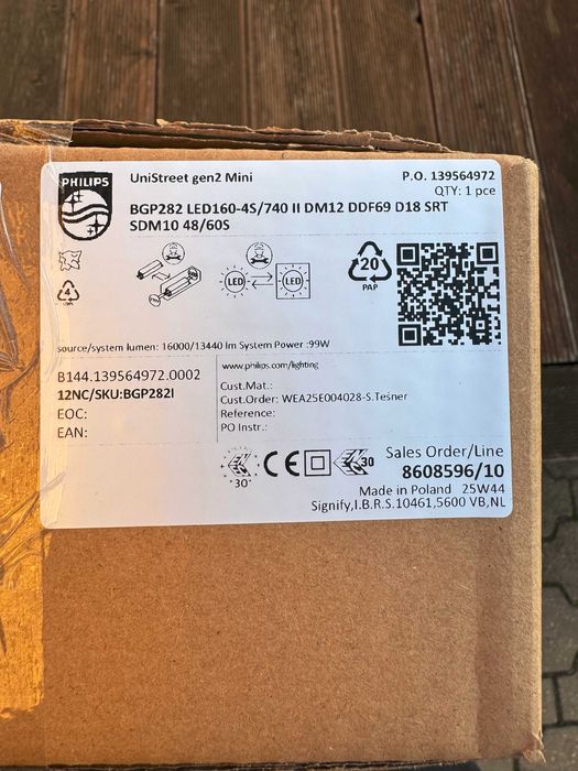 Lampa oprawa uliczna Philips LED UniStreet gen 2