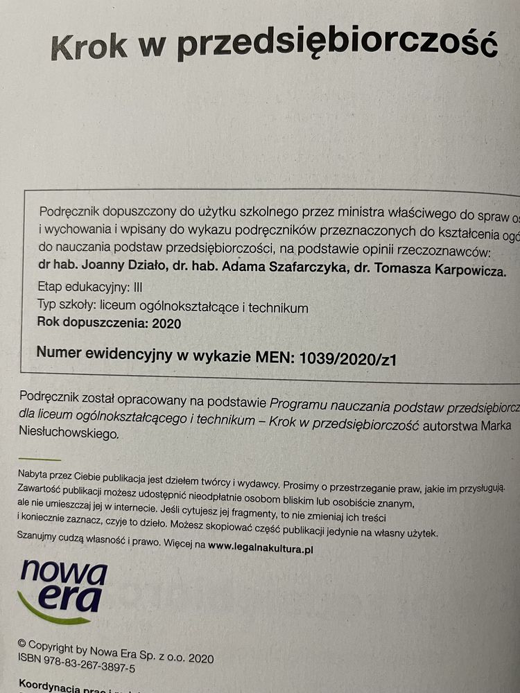 Krok w przedsiębiorczość