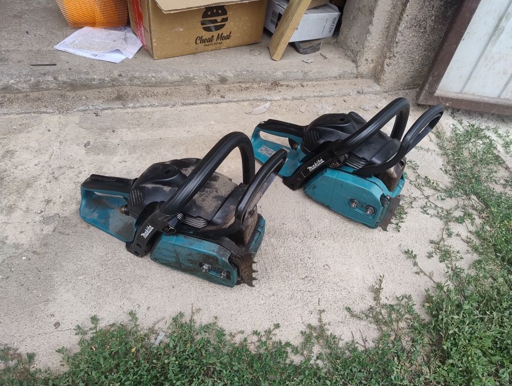Piły piła spalinowa Makita ea3200s, 2 sztuki, uszkodzone kpl.