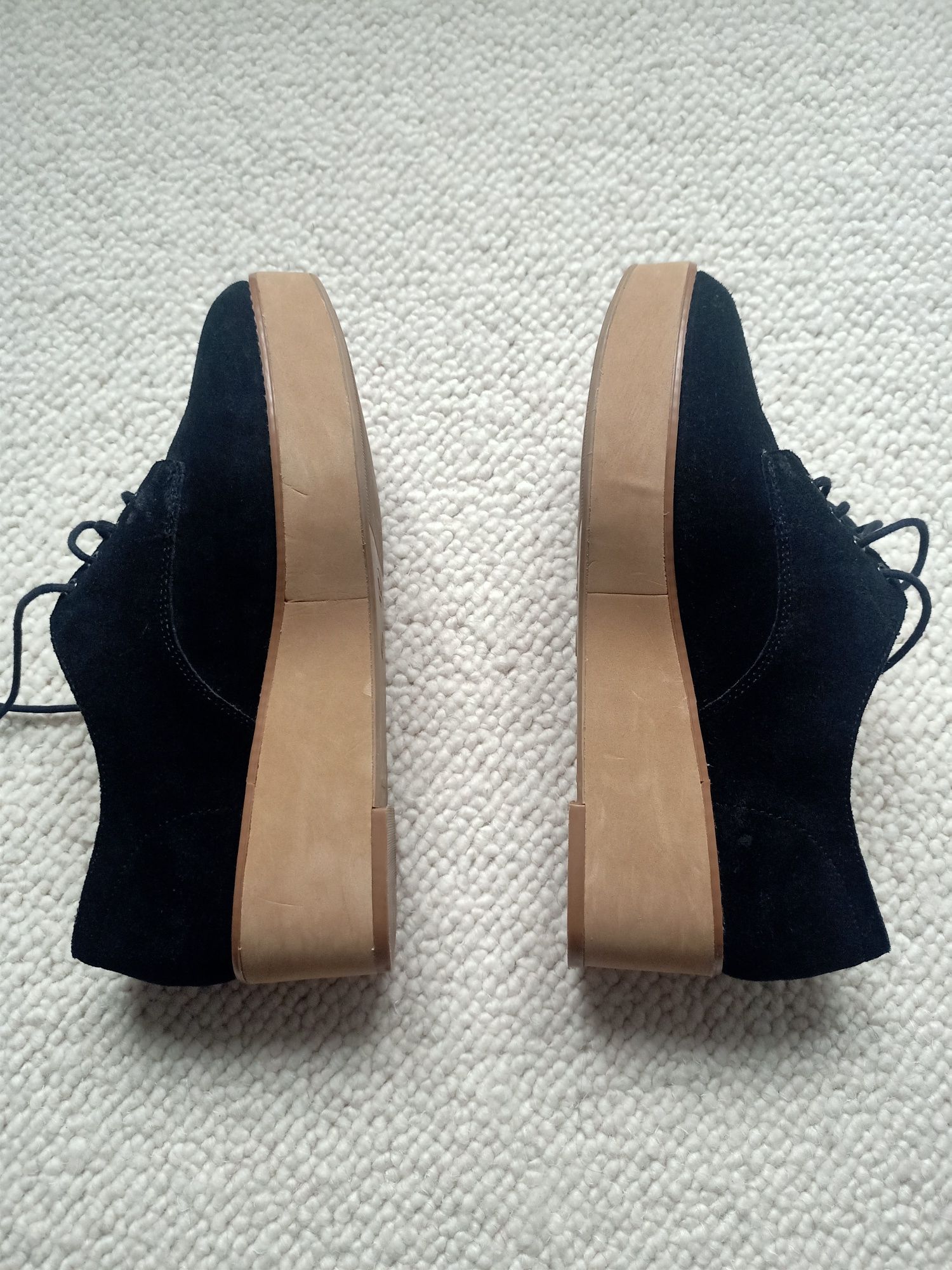 Czarne buty na platformie New Look