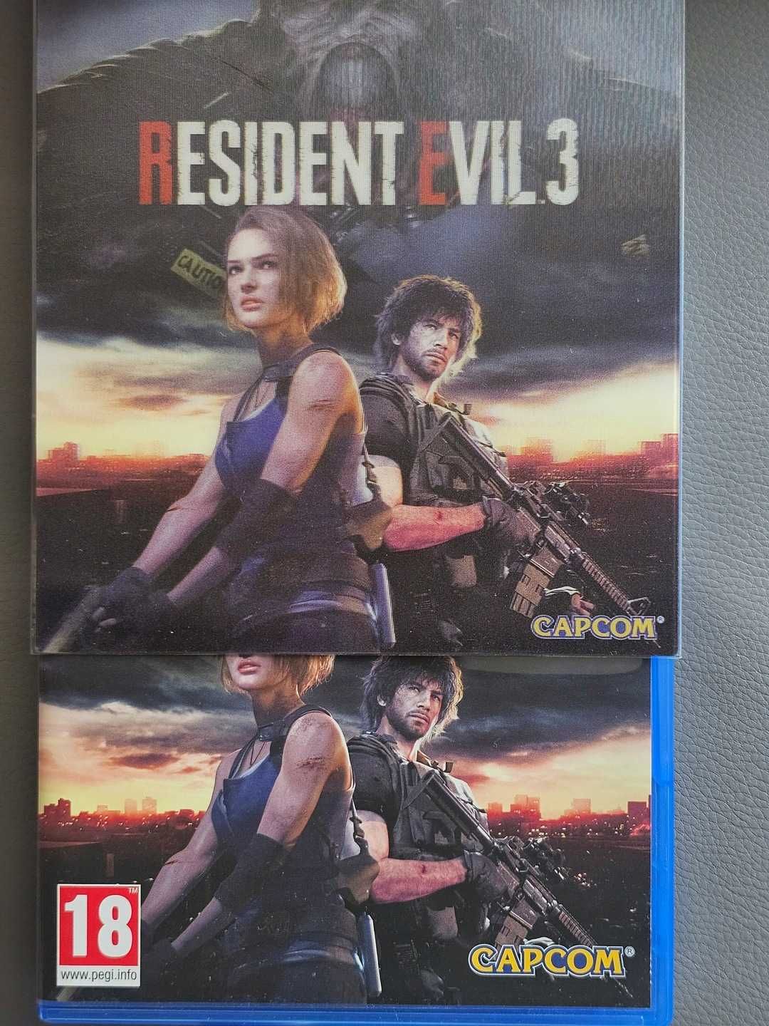 Resident Evil 3 OKŁADKA RĘKAW 3D | GRA PS4 | PlayStation 4 | PL