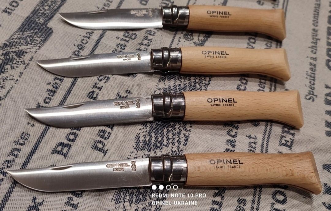 Opinel Inox 8 123080 кухонный нож нержавейка Франция складной бук хит