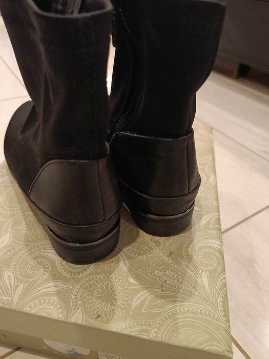 Botki damskie roz 36