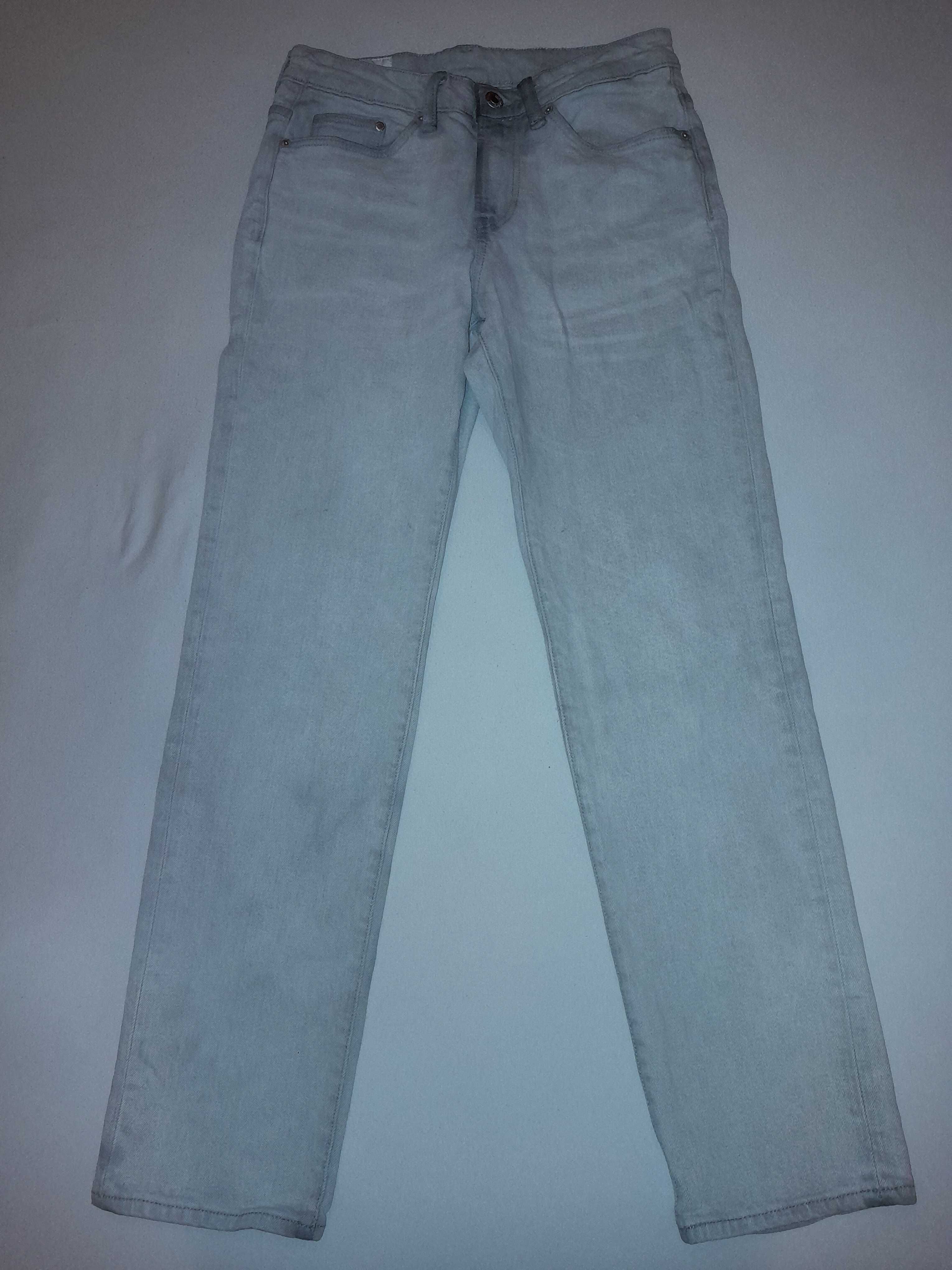 H&M spodnie jasnoszare jeans