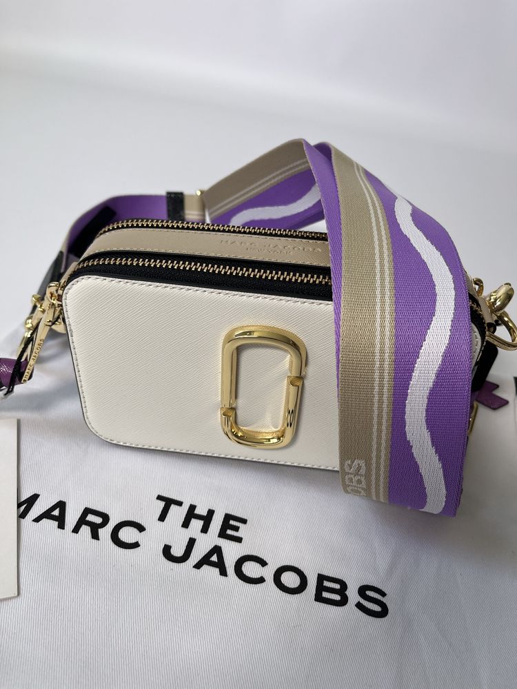 Сумка Marc Jacobs Snapshot молочная