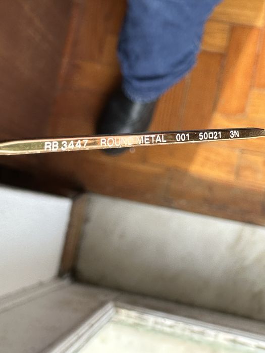 Óculos Ray Ban RB 3447 Round Metal 001