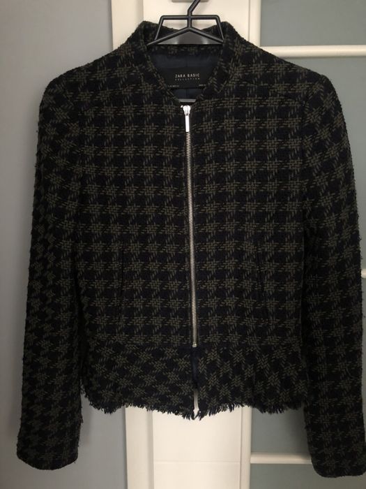 Wełna marynarka blezer baskinka XS zara