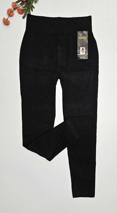 Kaszmirowe legginsy męskie getry kalesony bezszwowe rozmiar L