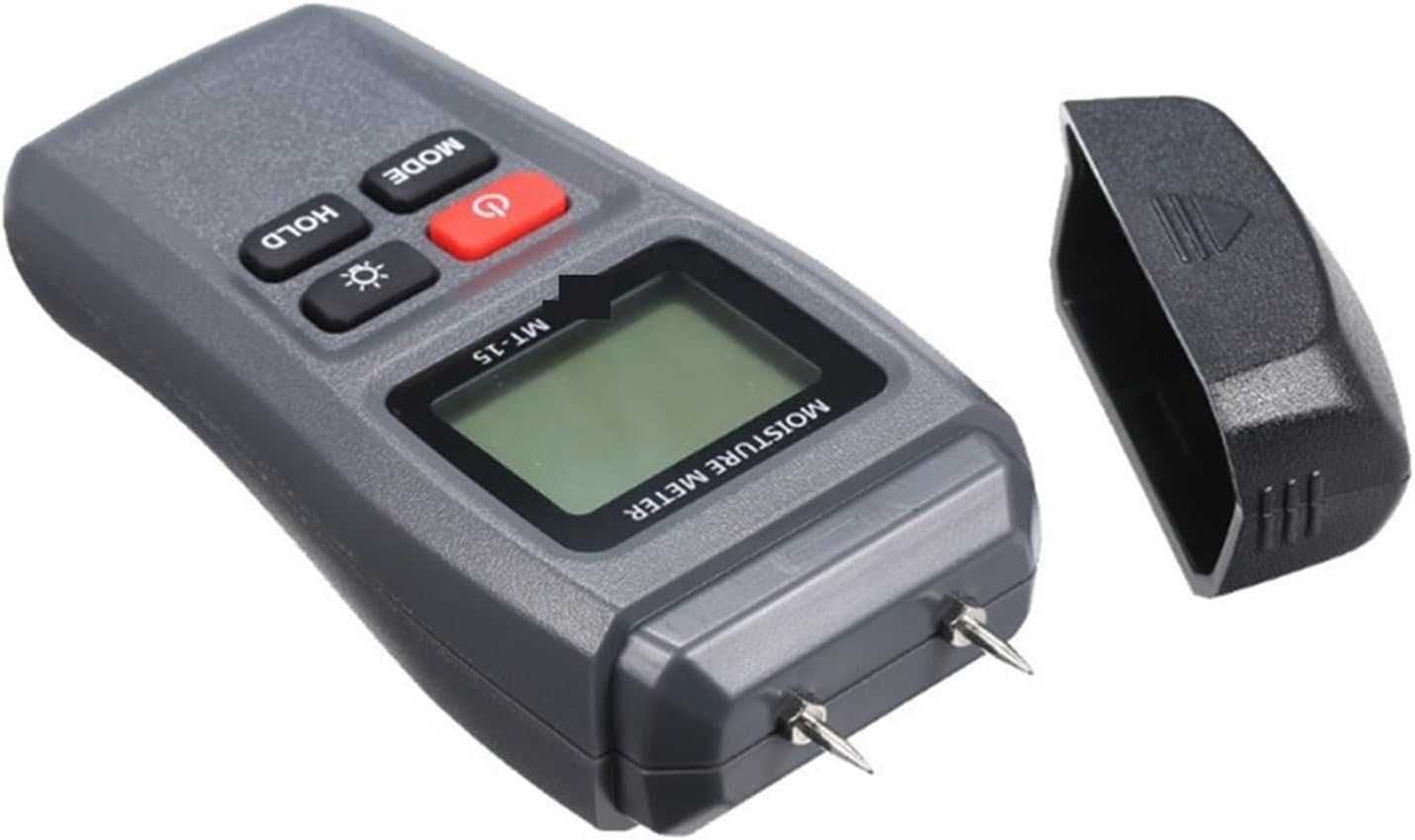 Medidor de Humidade Digital MT15 para Madeira LCD com Luz *NOVO*