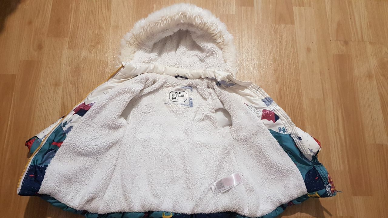 Зимняя куртка M&S /компл/ для девочки 2-3г