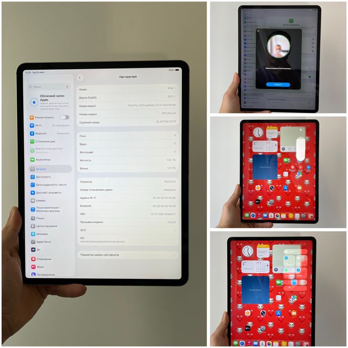iPad Pro 12.9 (3-Gen) 1 TB LTE NeverLock айпад про 12.9 (ген-3) 1 тб