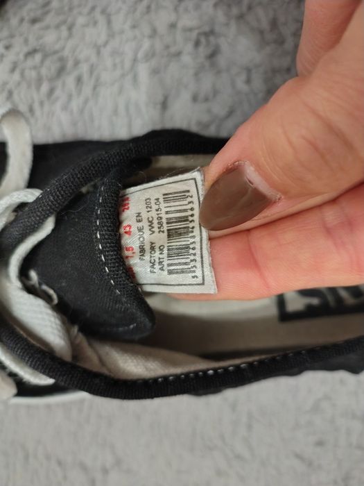 Vansy trampki czarne